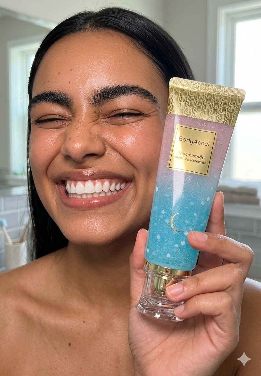 Dentifrice Blanchissant à la Niacinamide – Sourire Propre & Fraîcheur Longue Durée